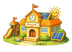 پنل های خورشیدی در مدارس